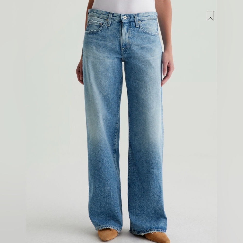 AG Adria Jean low rise wide leg size 26